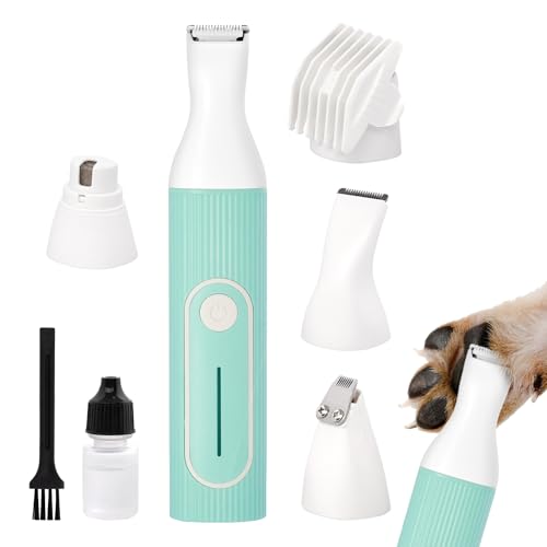 FLUFFY PUPPY Dog Clippers for Grooming, Pet Paw Trimmer | Cat Grooming Supplies | Low Noise for...