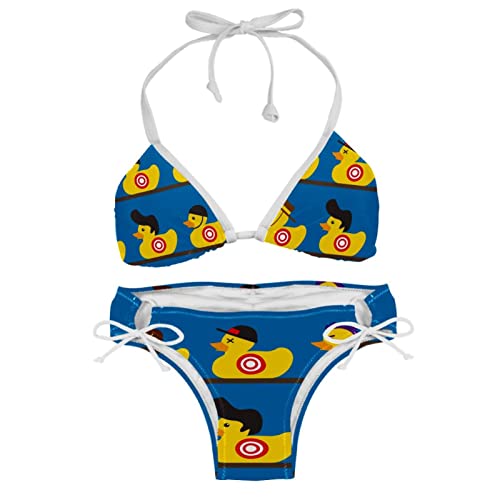Bikini cible de canard pour femme multicolore en taille XL