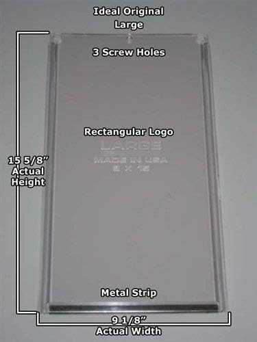 Ideal Pet Old Style 9 in. x 15 in. Large Vinyl Replacement Flap For Plastic Frame