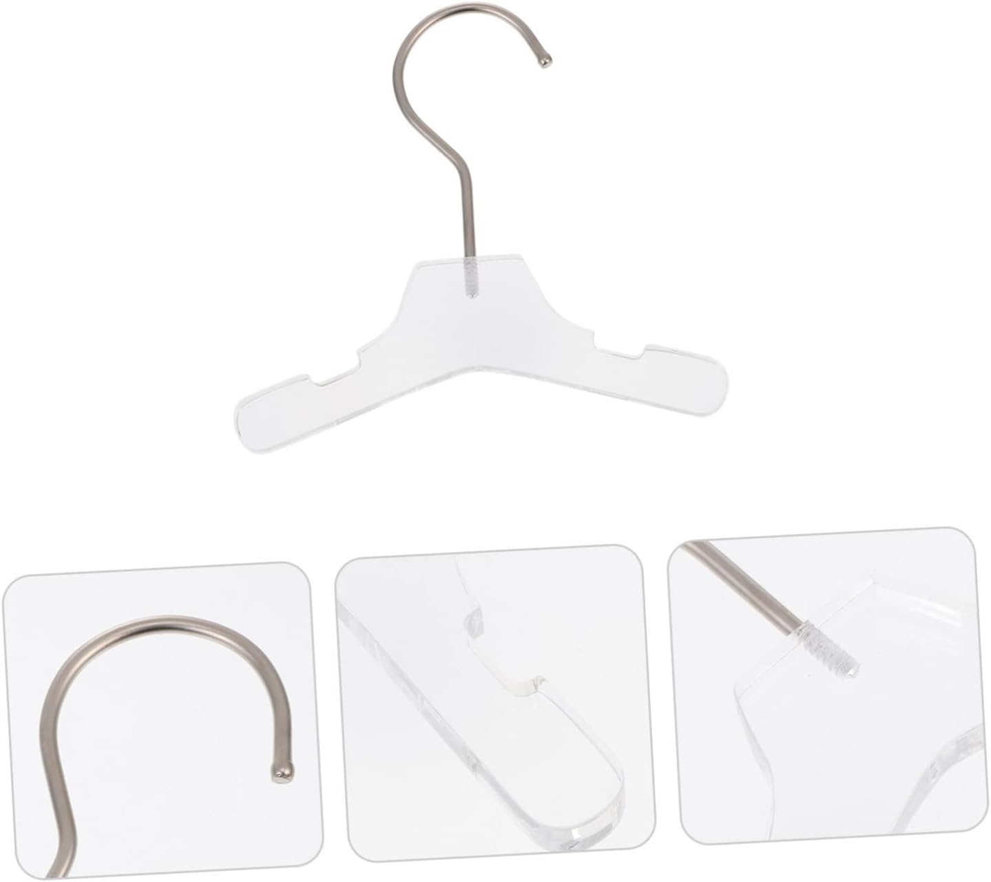DOITOOL Dog Apparel Hanger Pet Hanger Coat Hangers Dog Clothes Dog Collar Hanger Puppy Anti-skid Clothes Hanger Mini The Dog