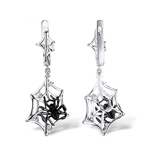 Boucles d'oreilles en argent 925 de qualité avec zircone