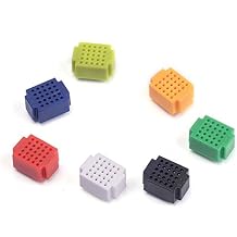 25 Tie Points Mini Solderless Bread Board PCB Circuit Board for Arduino 2 x 1.5cm Pack of 7 CYT1029