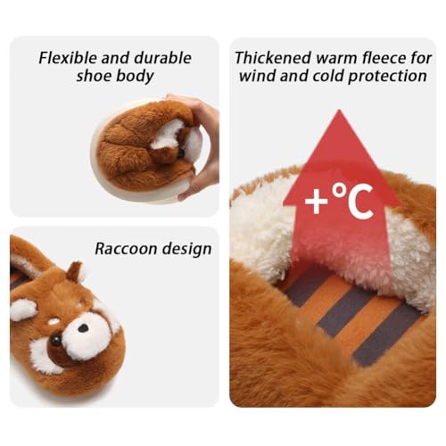 Pantoufles fantaisie en peluche contre les pieds froids - 6