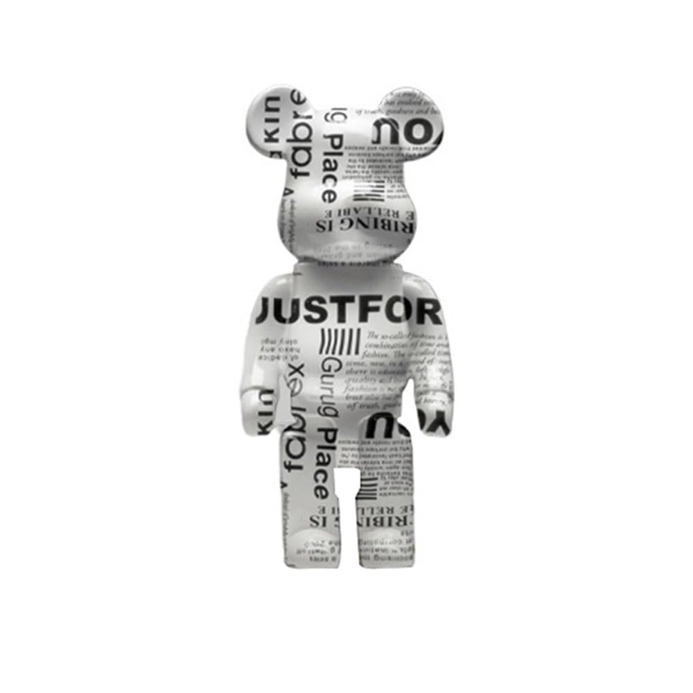 Bearbrick,Violent Bear Sculpture Figurine Decoration Display Case Ornament