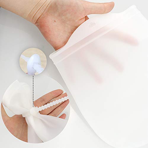 HuiYouHui Kneading Bag Silicone Kneading Dough Bag Food Grade Material Versatile Dough Mixer for Bread, Pastry Pizza Tortilla Flour Mixing Bag Preservation Bag Cooking Tool