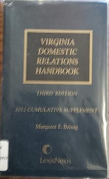 Hardcover Virginia Domestic Relations Handbook Book