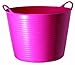 TubTrug SP42PK Large Pink Flex Tub, 38 Liter