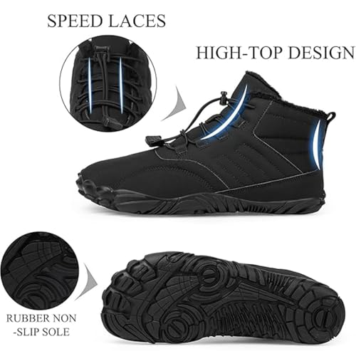 Giltpeak Waterproof Winter Barefoot Shoes, Hiking Boots Pro Non-Slip Waterproof Winter, Mens Womens Winter Barefoot4