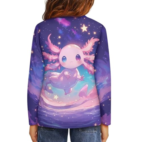 Image of Kids Long Sleeve Shirts for Girls 3-16 Year Old Cute Clothes for Teen Girls Casual Workout Tops