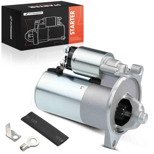 A-Premium Starter Motor Compatible with Ford F150 1992-1996, F250 1992-1997, F350 1992-1997, Bronco 1992-1996, Manual Transmission, 12V 1.4KW Clockwise 10 Teeth, Replace# F2TU-11000-AA, F7PU-11000-FA by A-premium - Used condition - CA$63.41