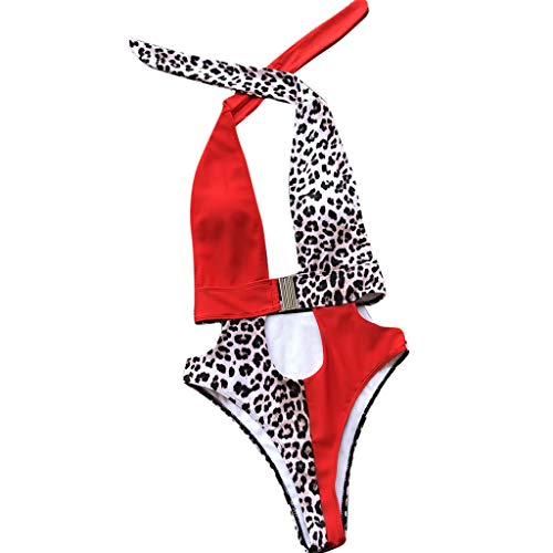 LHWY Tankini Trikini Tangas Mujer Patchwork Hebilla de una Pieza Bikini Push-Up Pad Traje de baño Traje de baño Ropa de Playa