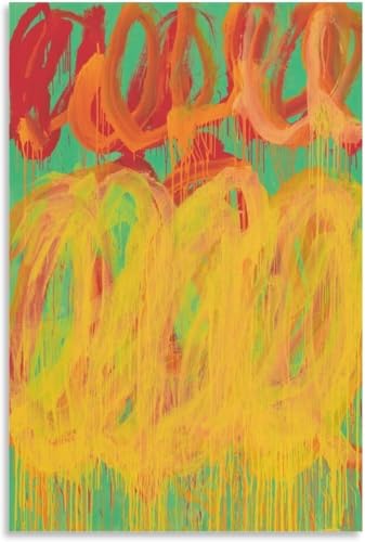Cy Twombly Peinture sur Toile - Impression d'Art Abstrait Haute Définition 40x60cm