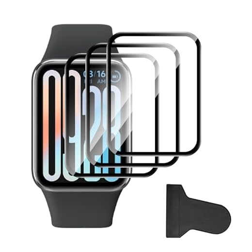 FDHYFGDY 3 Piezas película protectora para Xiaomi Smart Band 9 Pro Protector de Pantalla, [Cobertura Completa] Película Delgada Compuesta HD, Doblado Libre, [Anti-Arañazos] para mi Smart Band 9 Pro