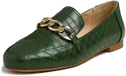 Feversole Womens Fashion Trim Deco Loafer Slippers Italy
