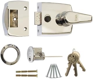 ERA Replacement Front Door Lock 60mm Chrome Effect Body