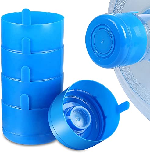 5 peças Blue Galão Garrafa de Água Potável Parafuso em Tampas Antirespingos de Substituição