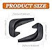 4PCS Car Mud Flaps, Black Mud Flaps Splash Guards, Front Rear Mud Flaps Splash Guards, No Drilling Mudguards Fenders Car Exterior Accessories Universal for Most Cars, Sedan Vehicle