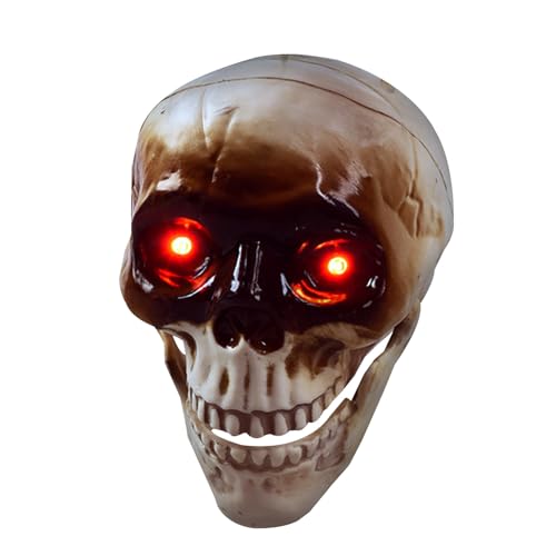 Cabezas de calavera con sensor para crear efectos espeluznantes 8