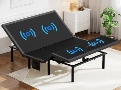 Pipishell Queen Adjustable Bed Frame with Massage, Electric Bed...