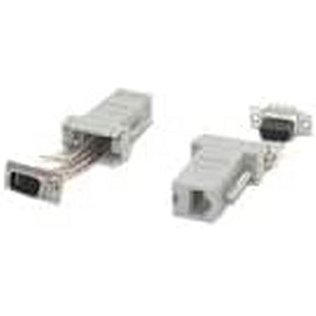 StarTech.com DB9 to RJ45 Modular Adapter - M/F - Serial adapter - DB-9 (M) to RJ-45 (F) - GC98MF,Gray
