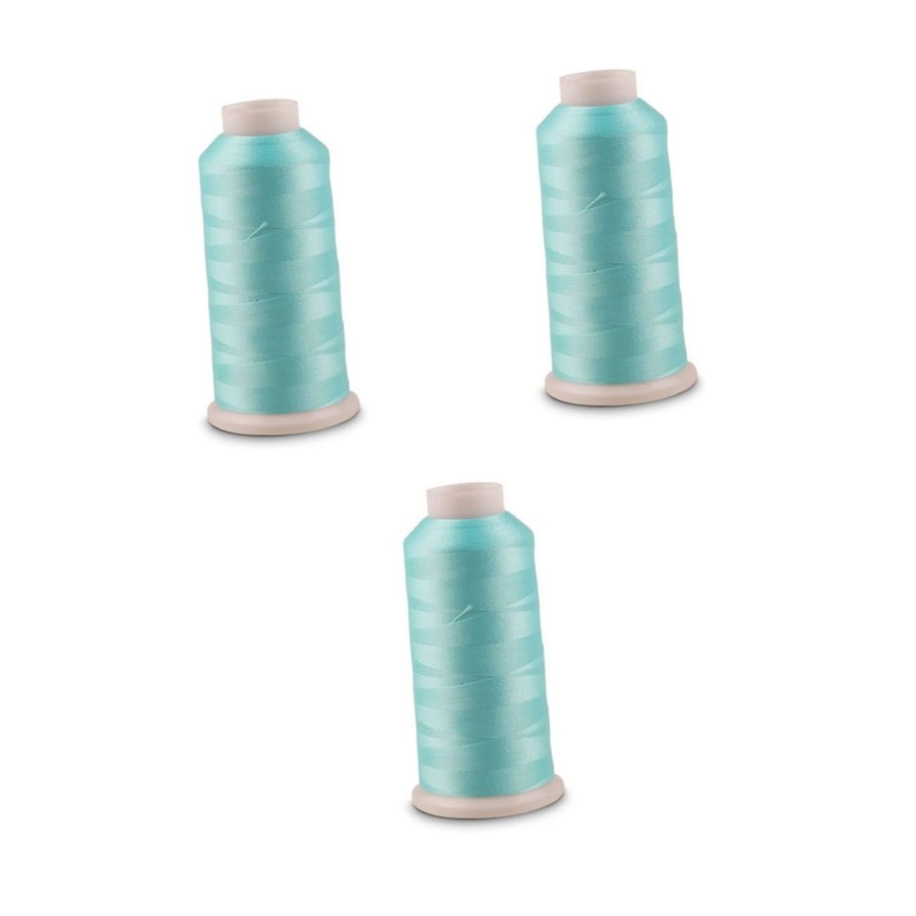 SHINEOFI 3piezas Hilo De Bordar Luminoso De Yardas Azul Para Coser y Manualidades Brilla La Oscuridad Hasta Horas y Versátil Para Ropa Accesorios