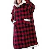 Cuenta con un bolsillo grande for guardar el control remoto del televisor, el teléfono, refrigerios y más. Puedes meter las manos for mayor calidez y llevarlas contigo a todas partes, con total libertad.