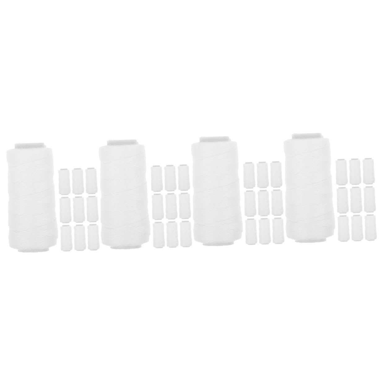 Didiseaon 4sets Epilator Tool Threading Thread for Hair Removal Eyebrow Threading Thread 10rolls*4