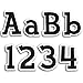 Creative Teaching Press 4-Inch Designer Letters, Fancy Black (1894)
