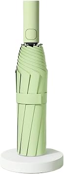 24 Bone Folding Umbrella Fully Automatic Double Bone SPF 50 Rain Resist Strong Wind Resitance UmbrellaMatcha Green