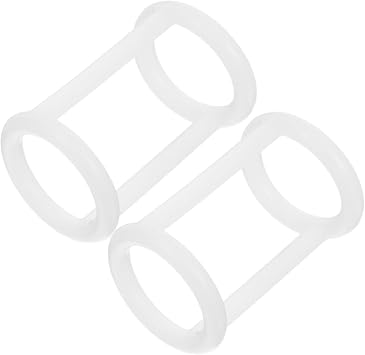 2pcs Ice Cream Machine Rubber Sealing Ring Food Grade Silicone Gasket for Ice Cream Maker Parts Temperature Resistant Compatible with Various Machines