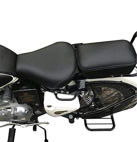 Image of Sahara Seats Cushion Foam Seat Cover for Classic 350 /500 (Black)