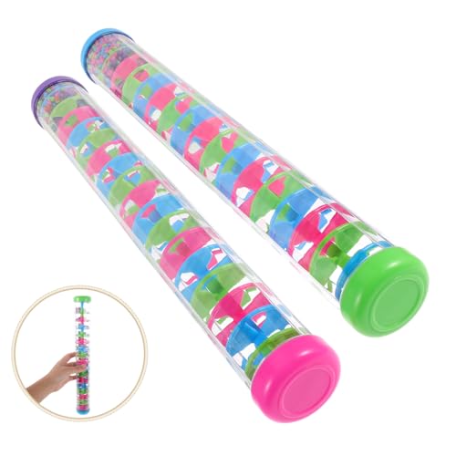 Bâton de pluie plastique robuste instrument de percussion sensoriel pour bébé
