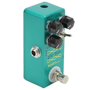 [Versatile Modulation]2 in 1 chorus vibrato pedal offers diverse sound modulation for guitarists seeking creative effects. [True Bypass]Ensures zero loss in tone integrity, allowing pure, uncolored sound when the pedal is disengaged. [Sturdy Build]Co...