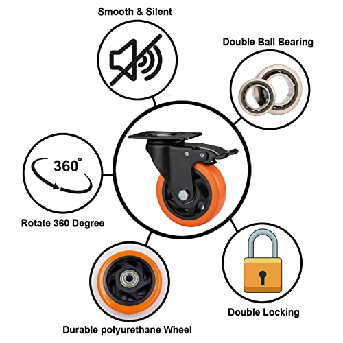 image for ASRINIEY Casters, 4