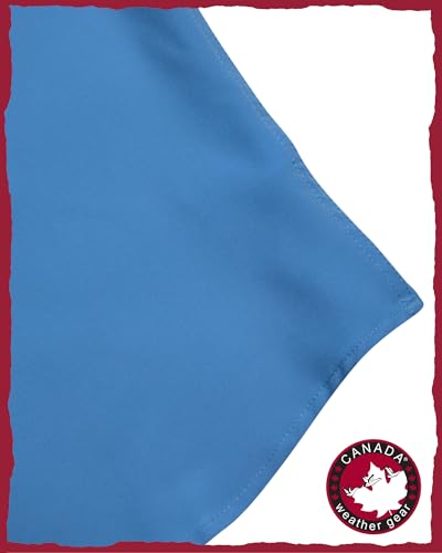 CANADA WEATHER GEAR Mens Button Down Shirt - Woven Stretch Casual Short Sleeve Collared Shirts for Men with Pocket, Size X-Large, Blue