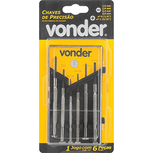 Jogo de Chaves Fenda/Phillips de Precisão, Vonder VDO742