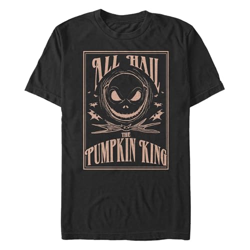 T-shirt All Hail the Pumpkin King vêtement homme pour soirées cinéma et Halloween