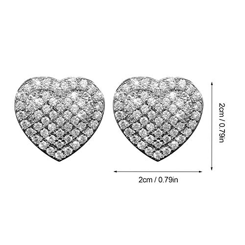 Cbzote Thick Necklace Wedding Women Heart Beautiful Elegant White Earrings Earrings Stud Fashion Necklaces For Women Long #TOP1