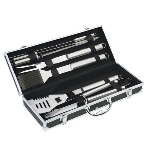 Küchenprofi 1069682808 - Barbacoa juego de phoenix, 8 piezas, plata