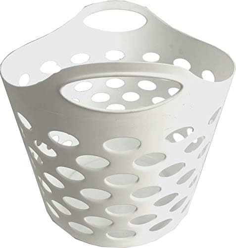 CH Washing Basket 30 Litre Laundry Clothes Hamper Storage Bin Organiser Flexible (Assorted Colour)
