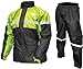 Nelson Rigg Stormrider Rain Suit; 100% Waterproof, Pants and Jacket Included with Reflective Striping (Hi-Vis Yellow/Black, Medium)
