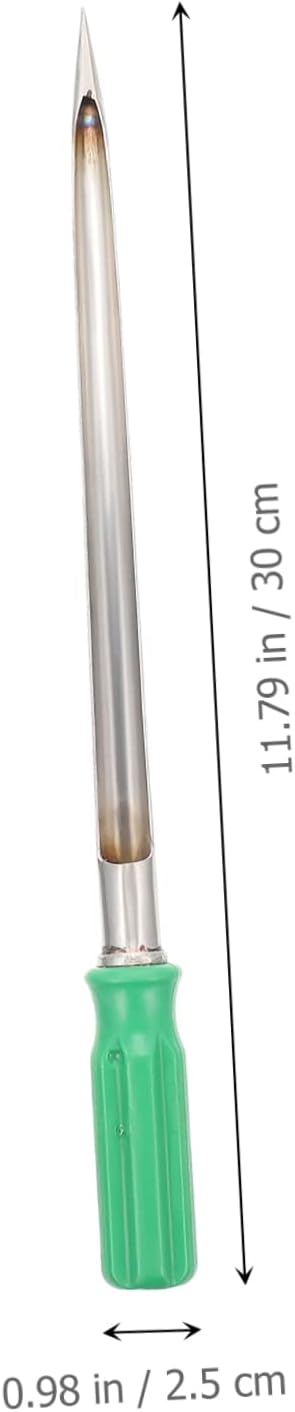 GALPADA 10pcs Corn Rice Grain Powder Sampler Stainless Steel Cereal Sampling Tool for and Fertilizer Collection Lightweight Design