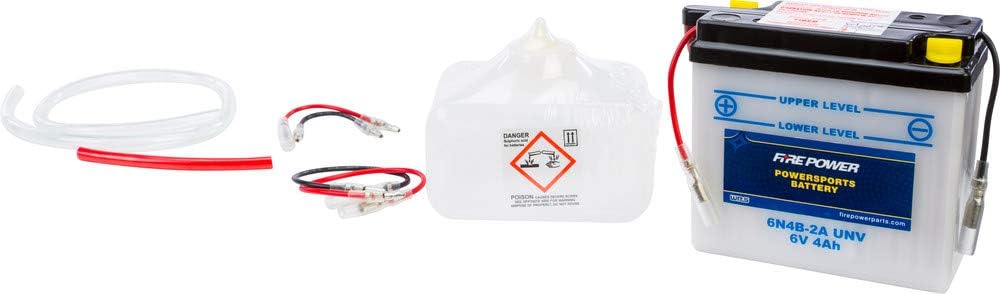 Fire Power Battery W/ACID Compatible With Suzuki GN400 1980-1982
