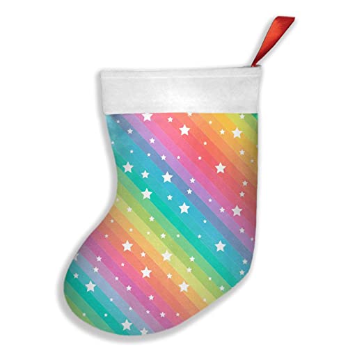 Yilad Rainbow and Stars Christmas Stockings Xmas...
