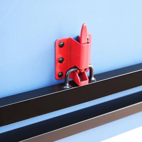 Zusammenklappbares Tischtennis-Tischspielset mit Netz, Tischtennisschlägern und Bällen, tragbare Tischtennisplatte für den Außenbereich, einfache Installation – Bild 7