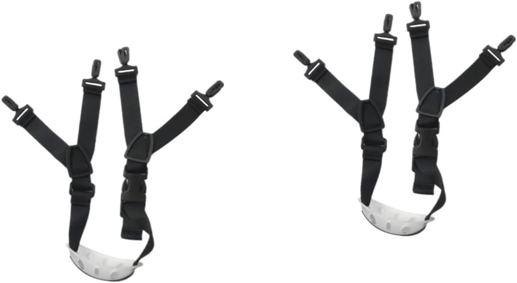 DOITOOL 2pcs Lightweight Adjustable Safety Helmet Chin Strap Comfortable Chin Cup Strap for Hard Hats Easy Installation Fit for Construction and Outdoor Use