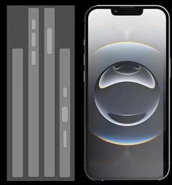 Hydrogel Side Film For iPhone 17E/16E Anti-Scratch Protector Border Clear Side Frame Film - 3Pcs