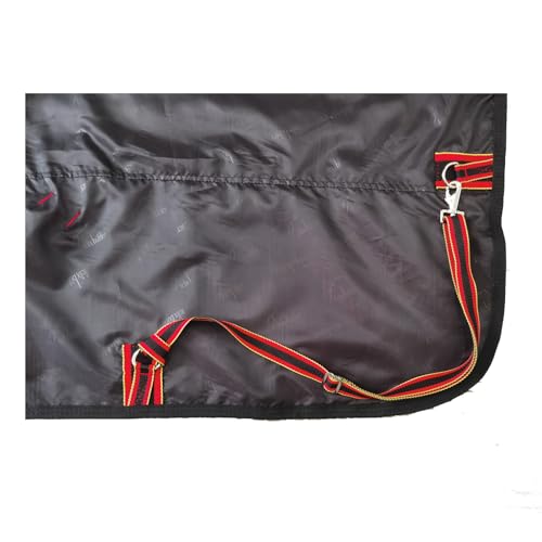 600Denier Waterproof and Breathable Horse Sheet Rip-Stop Turnout Rain Sheet Horse Blanket with Removable Leg Straps