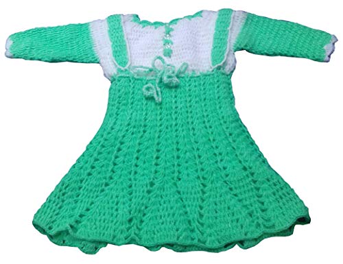 Image of Kuku Hosiery Hand Made Woolen Girls Frocks