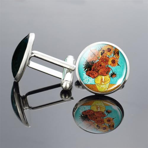 Gemelos para hombre de Van Gogh el regalo cultural ideal para aniversarios y novios 3